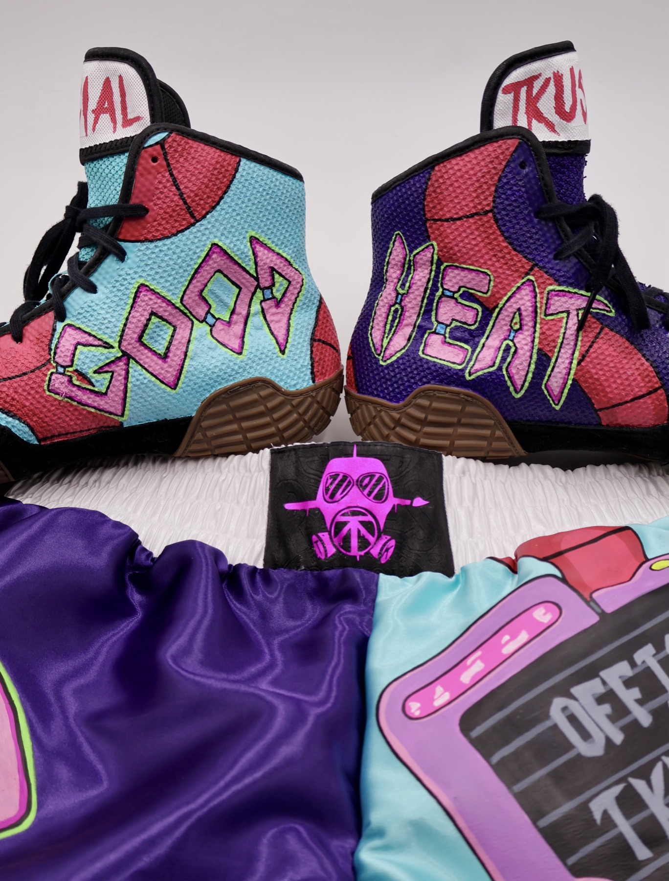 Boxing shoes detail