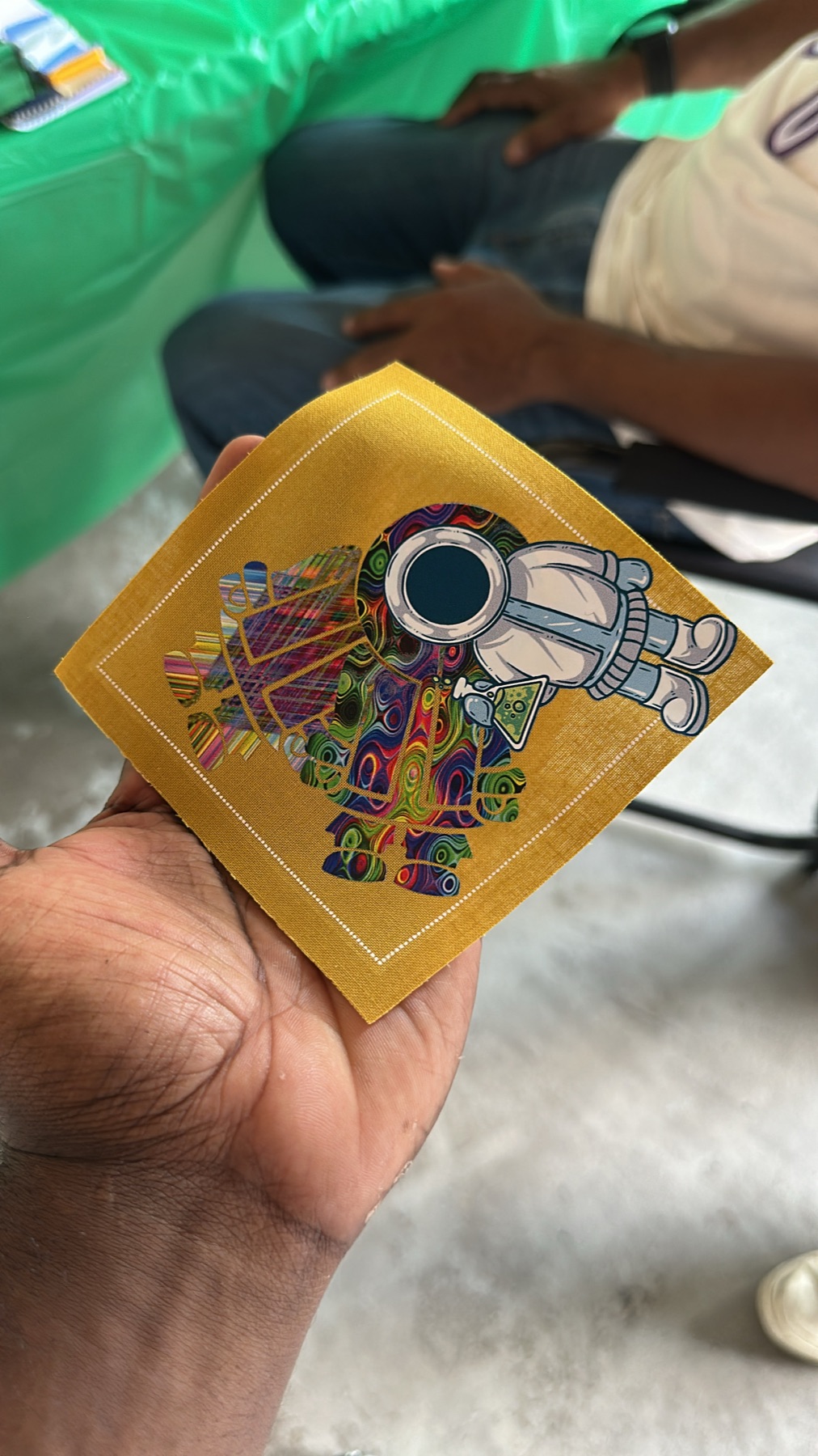 GoodHeat flame patch detail